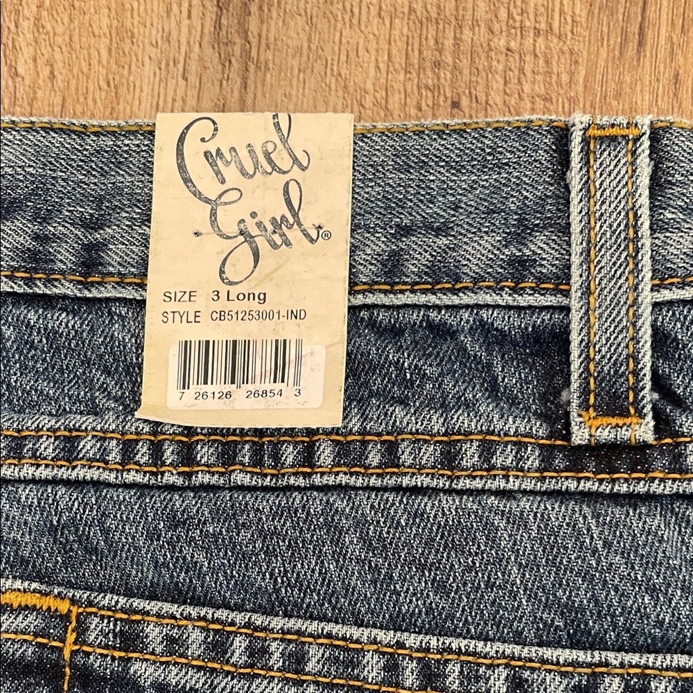 Cruel Girl Slim Classic Western Blue Women's Jeans - Picture 6 of 7